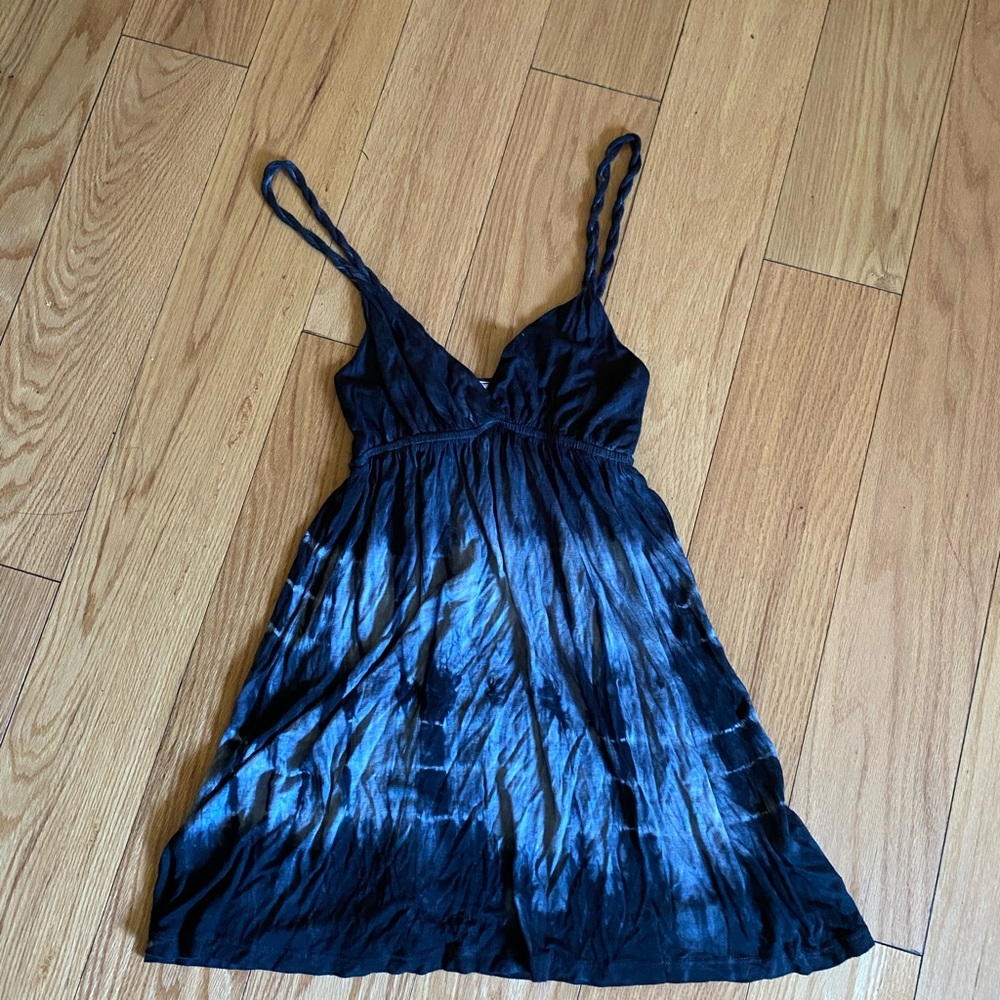 Tie dye grey summer dress